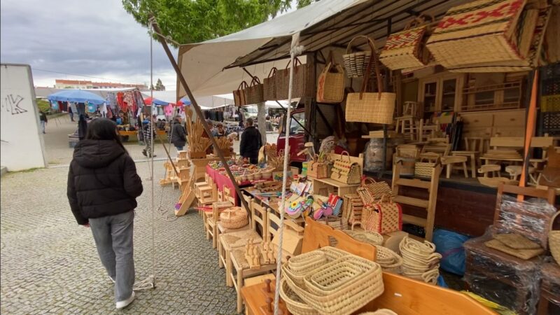 Feira tradicional em fundao, castelo branco