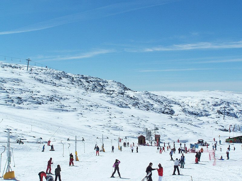 Temporada de esqui na serra da estrela