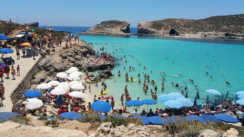 Where to stay in Malta - Comino Island